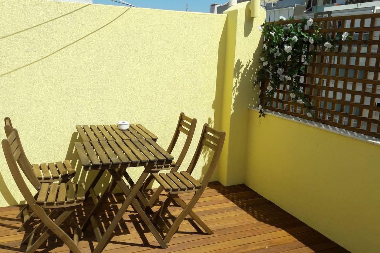 リスボンModern Cosy Flat With Terrace In Campo De Ourique.アパートメント エクステリア 写真